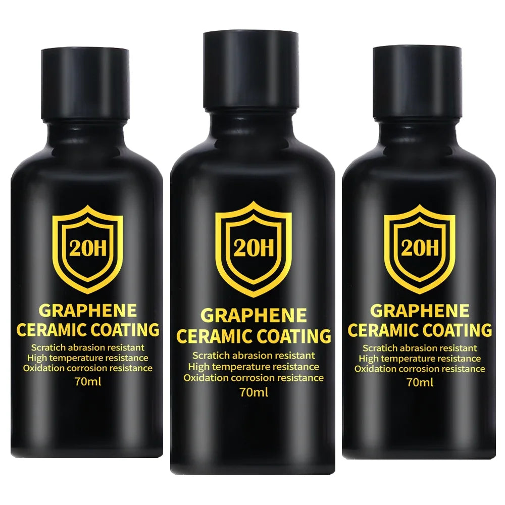 Graphene Ceramic Coating 20H with Self Healing and UV Track Technology Car Detailing Professionals 10+ Years of Protection Peaceful Pleasures Health and Wellness
