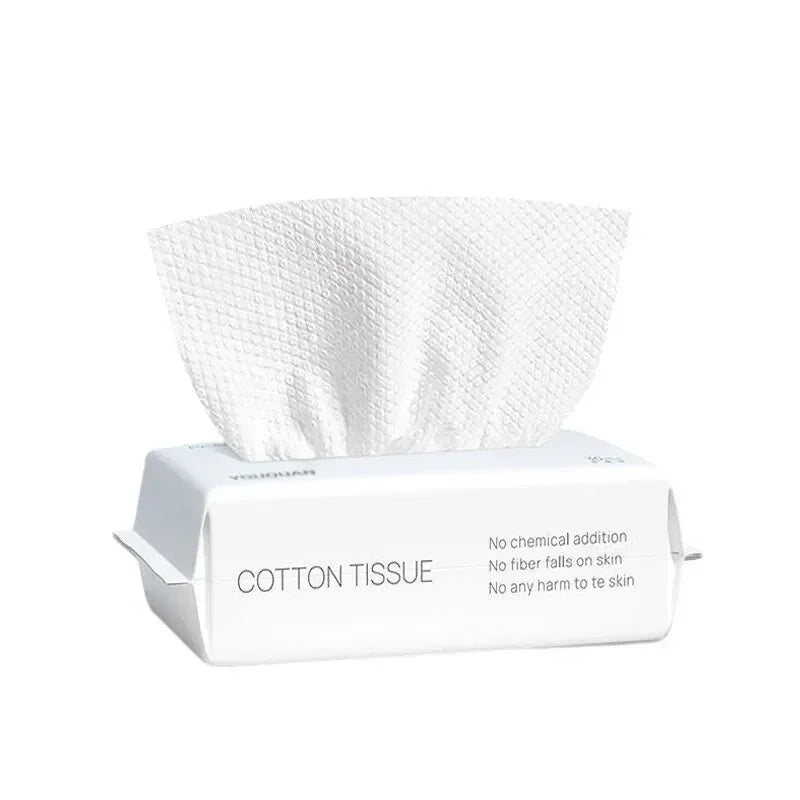Disposable Face Towels Soft Non-Woven Cotton 50 Pack