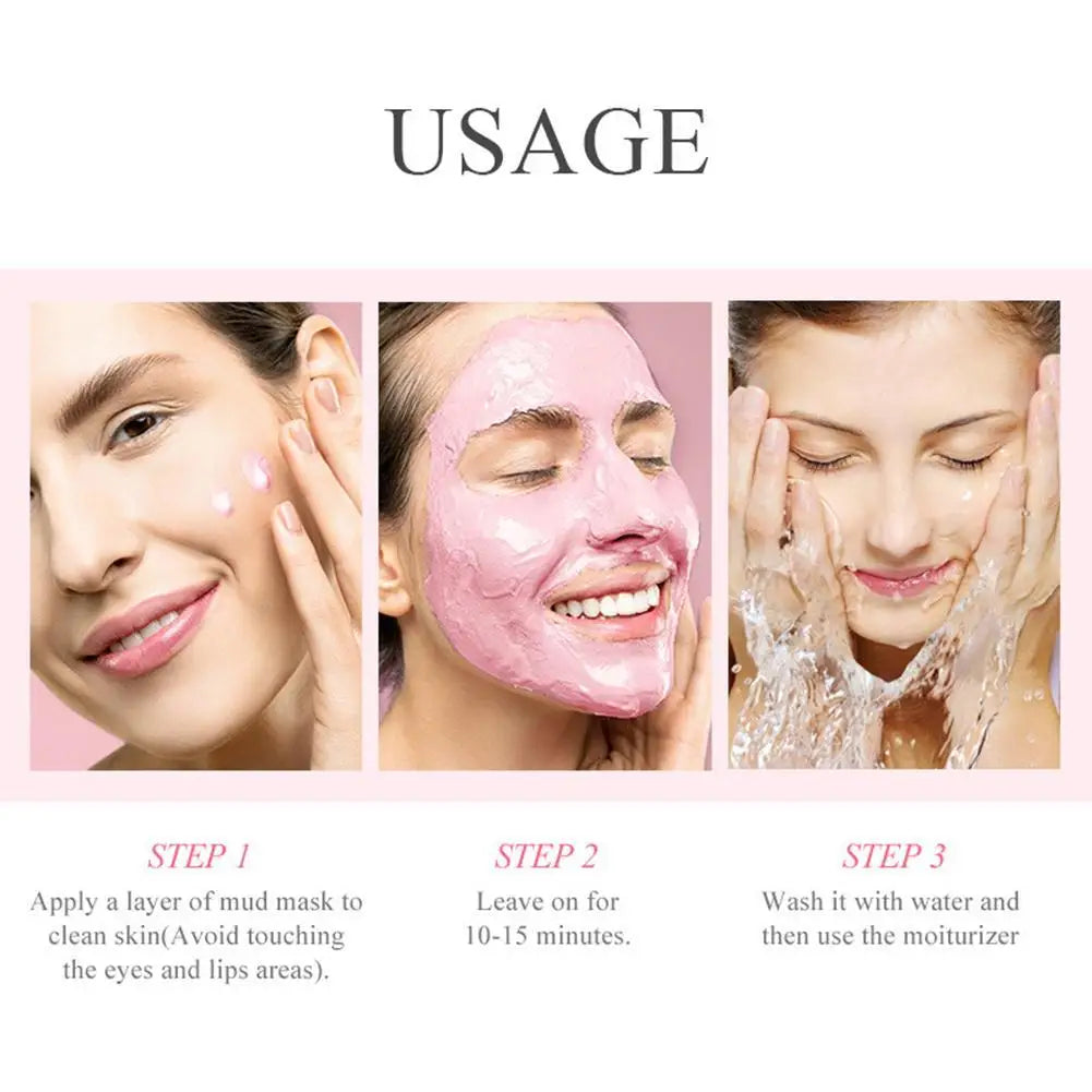 Sakura Volcanic Mud Face Mask Set 12pc – Brightening Clay Mask