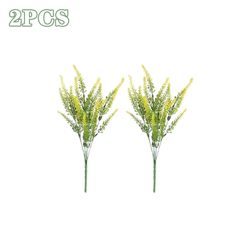 UV Resistant Lavender Artificial Flowers | Outdoor Garden Decor