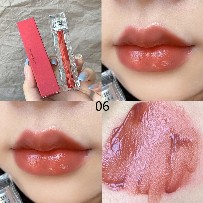 Waterproof Long-Lasting Lip Gloss Tint – 6 Shades Liquid Lipstick