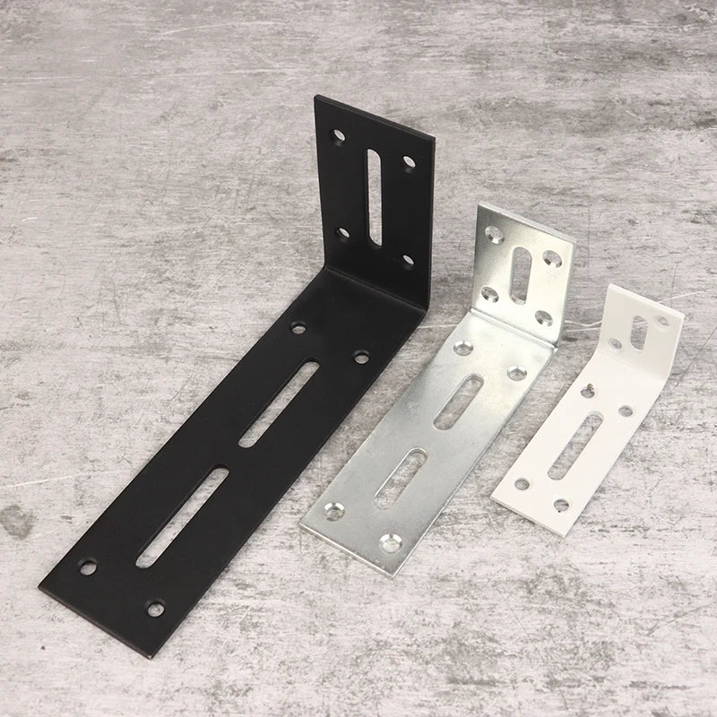 90° L Corner Bracket – Iron Joint Fastener for Furniture & Cabinets