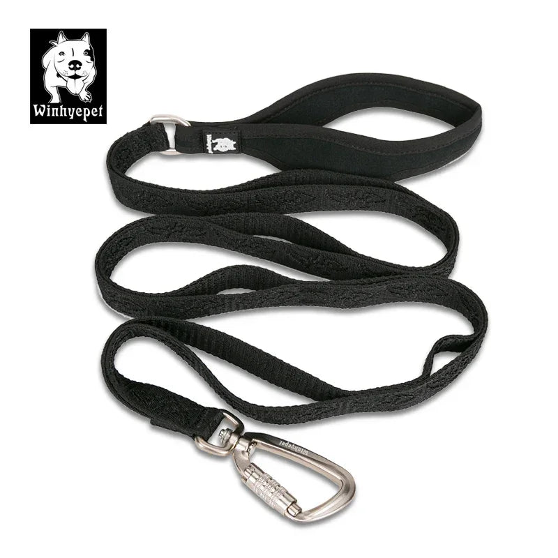 TRUELOVE Pet Leash Nylon Zinc-alloy Hook Carabiner Dog Accessories Rope Lead Medium Big Ferocious Travel Pet Supplies YL1831 Peaceful Pleasures Health and Wellness