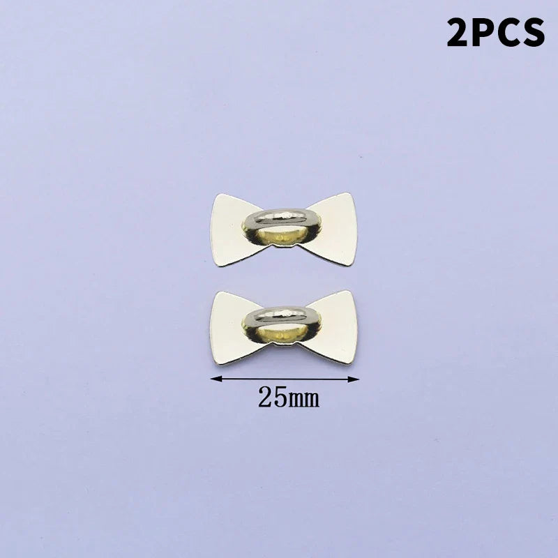 Metal Star Moon Bow Phone Charm Holder & Finger Ring Stand 2/4pc