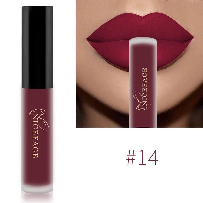 QiBest Matte Liquid Lipstick – Waterproof Long-Lasting Lip Gloss