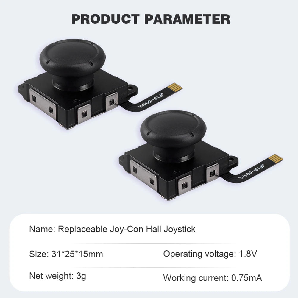 1-6PCS Hall Sensing Joystick for JoyCon Replacement No Drifting Electromagnetic Stick for Nintendo Swicth / Switch OLED/Lite Peaceful Pleasures Health and Wellness