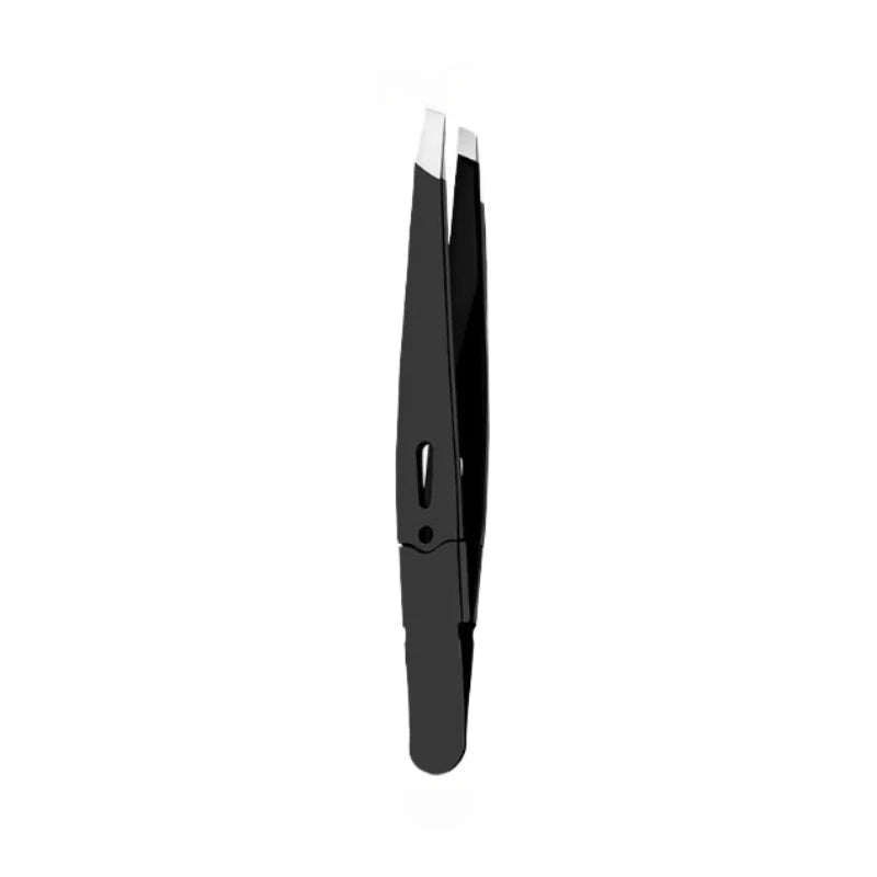 Eyebrow Tweezer Colorful Hair Beauty Fine Hairs Puller Stainless Steel Slanted Eye Brow Clips Removal Makeup Tools Peaceful Pleasures Health and Wellness black