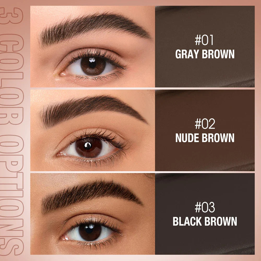 O.TWO.O 2-in-1 Eyebrow Pomade & Brow Gel Wax – Waterproof