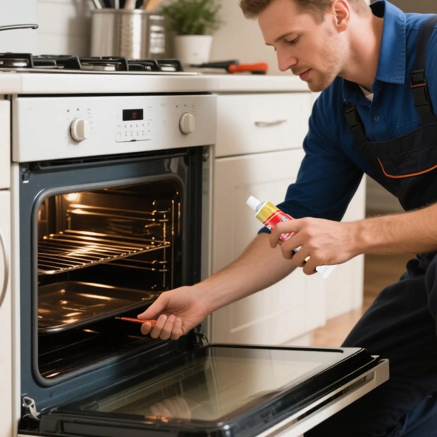 High-Temp Oven Panel Adhesive 100ml – Appliance Sealant