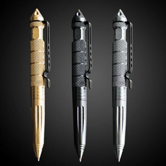 Military Tactical Pen – Tungsten Steel Glass Breaker + 6 Refills Tactical Pen Peaceful Pleasures Health and Wellness