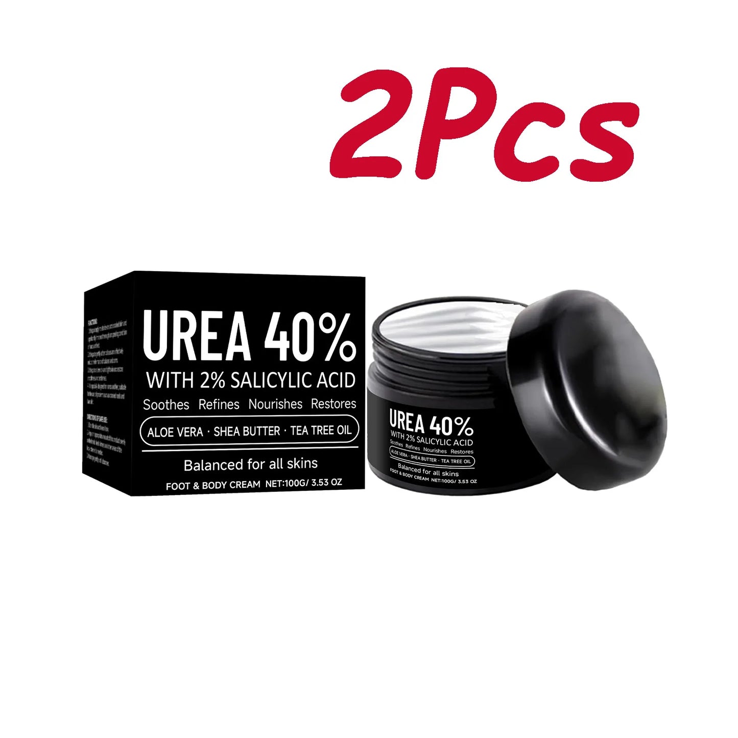 Urea 40% Foot & Hand Cream – Deep Moisturizer for Dry Skin