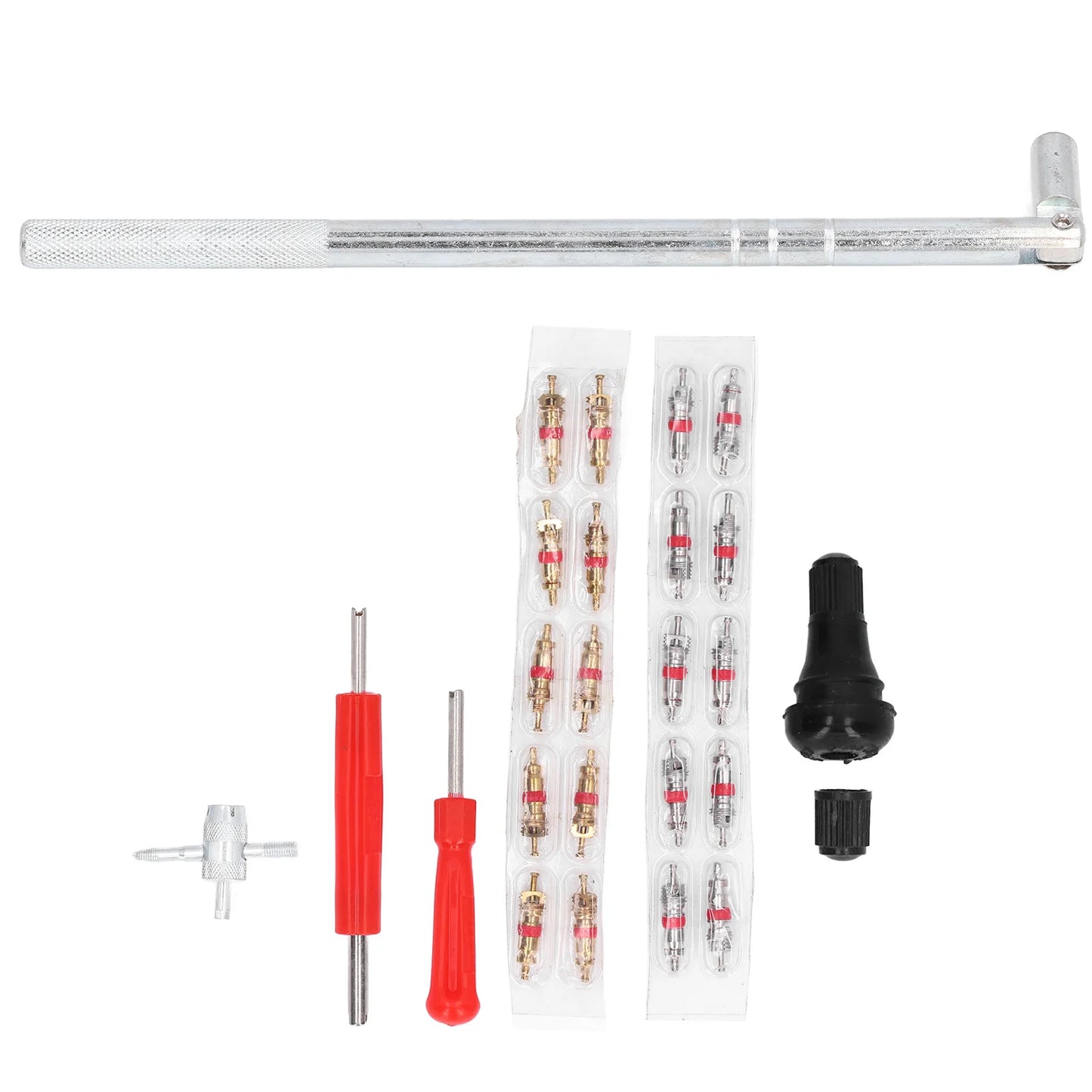 Tire Valve Stem Repair Puller Steel Non Slip Knurled Handle Avoid Damage Tire Valve Stem Installation Tool for Trucks for ATVs Peaceful Pleasures Health and Wellness