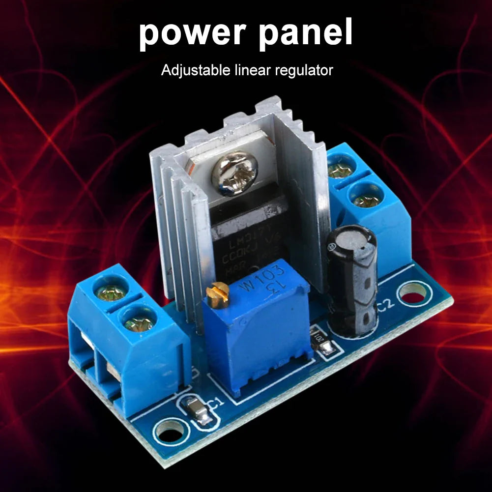 LM317 Adjustable DC-DC Buck Voltage Regulator 4.5V–40V