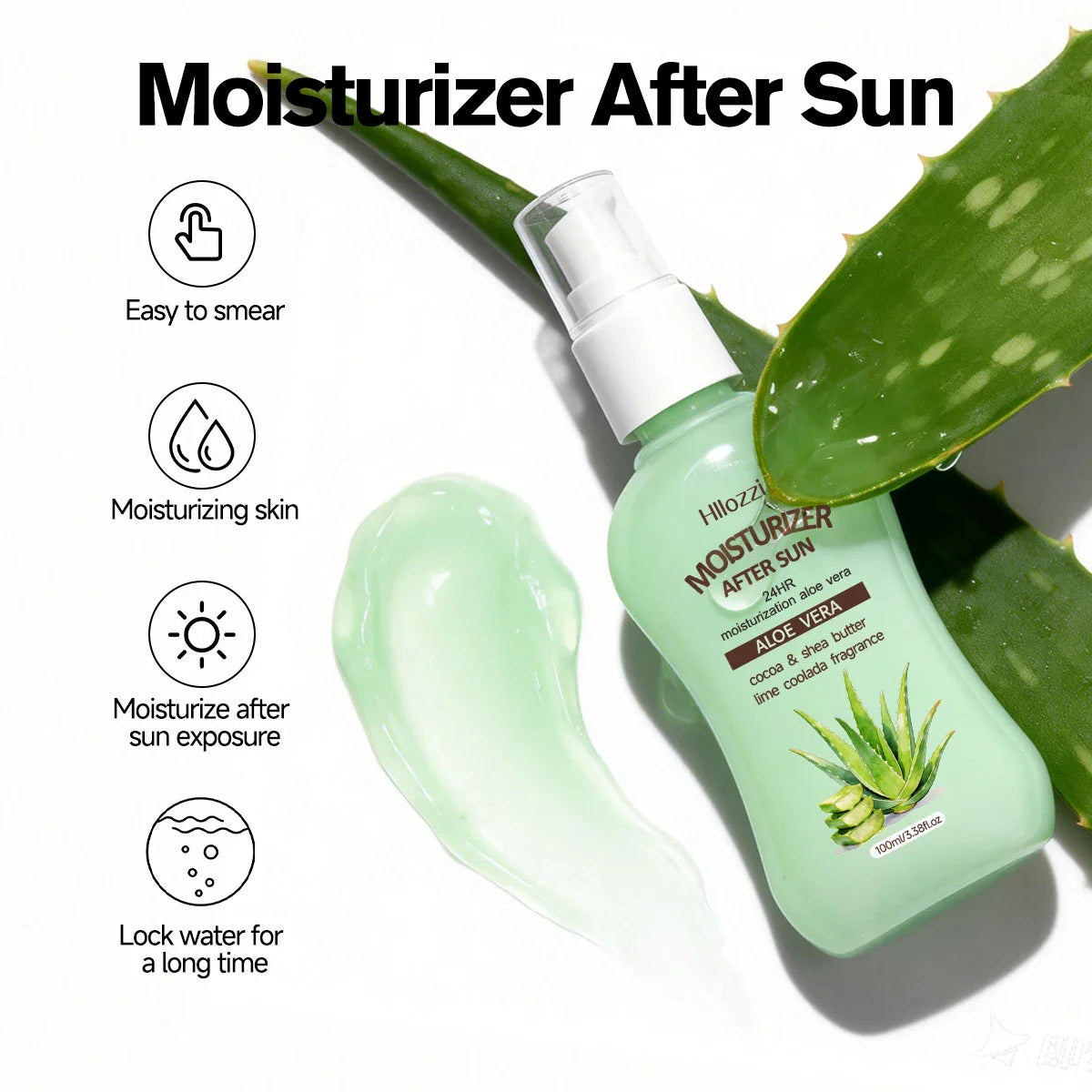 Aloe Vera After Sun Moisturizer Gel 100ml | Men & Women
