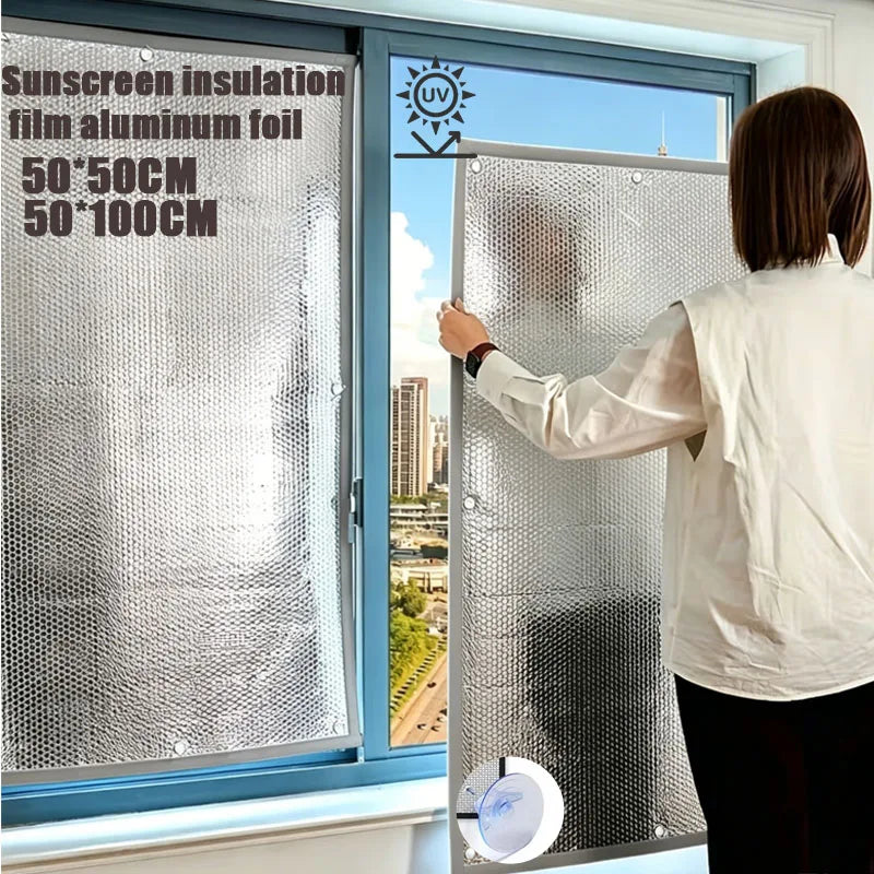 Aluminum Foil Window Film – Heat Insulation & UV Blocking