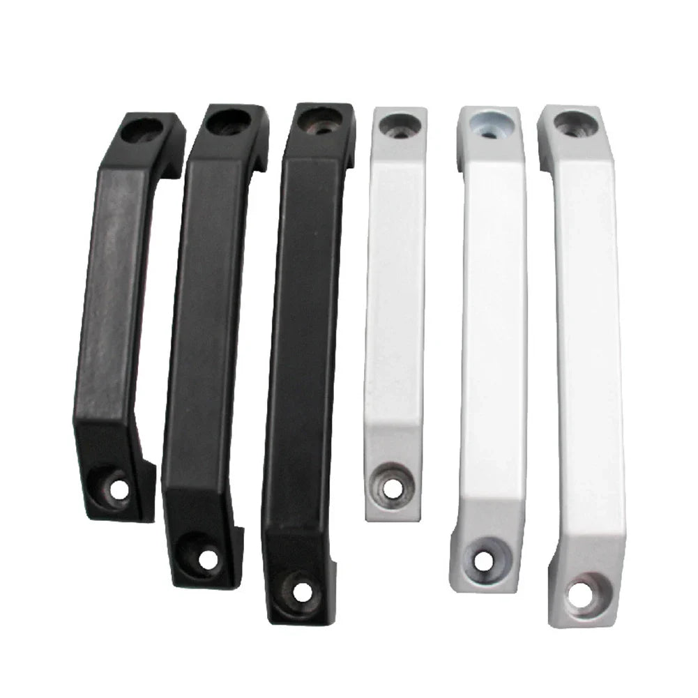 Aluminum Alloy U-Shape Cabinet Door Handle | Black & Silver