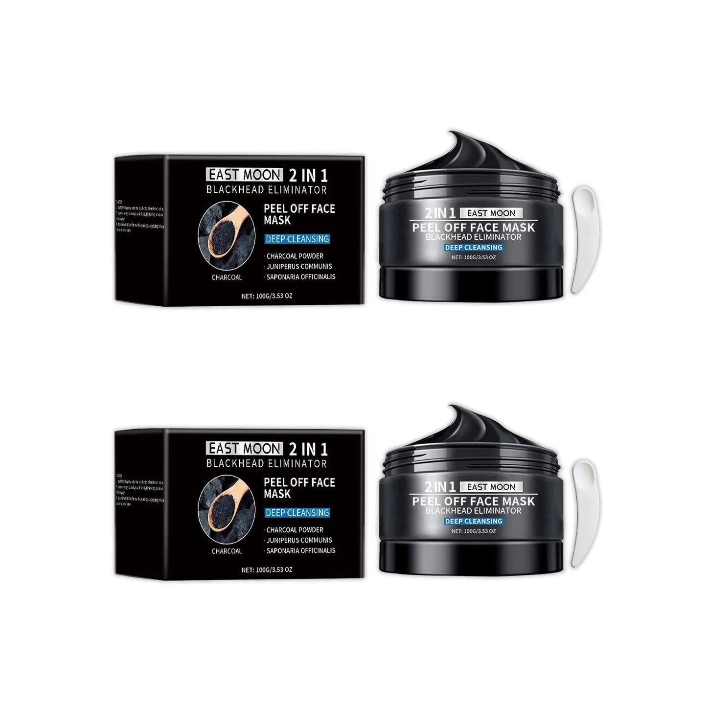 Bamboo Charcoal Blackhead Peel Mask – Deep Pore Cleanser