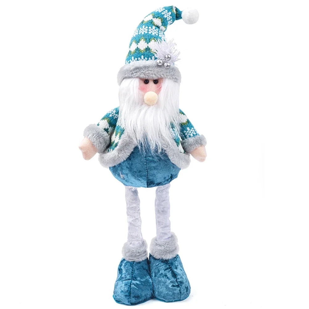 Retractable Christmas Doll Table Ornament | Santa, Reindeer
