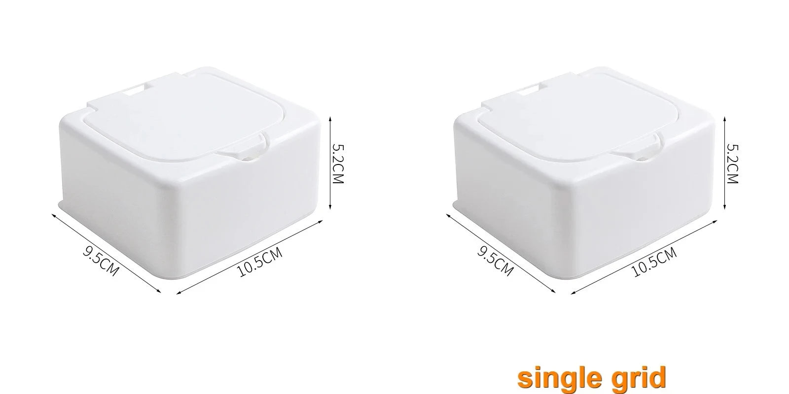 3154 Desktop Storage Box Mini With Pop-Ups Swab Cosmetic Cotton Plastic Dustproof Student Sundries Finishing Box Stationery Peaceful Pleasures Health and Wellness 2pcs
