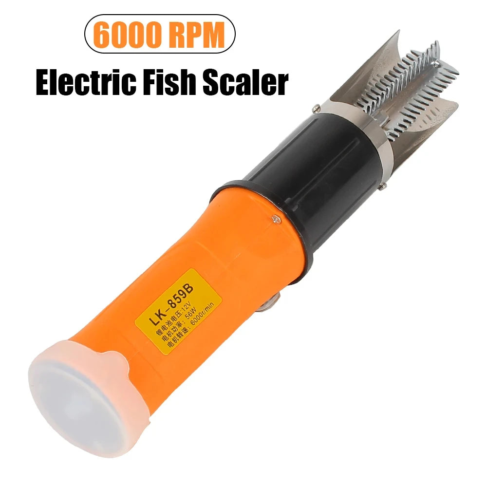 HOMEFISHSeafood Tools 6000 RPM Fish Scale Planer Fishing Scalers Scraper EU Plug Electric Fish Remover Cleaner Peaceful Pleasures Health and Wellness