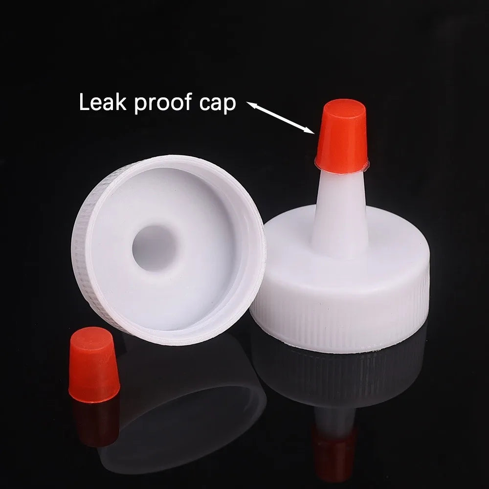 10-Pack 28mm Squeeze Bottle Cap Tips – Leak-Proof Replacement