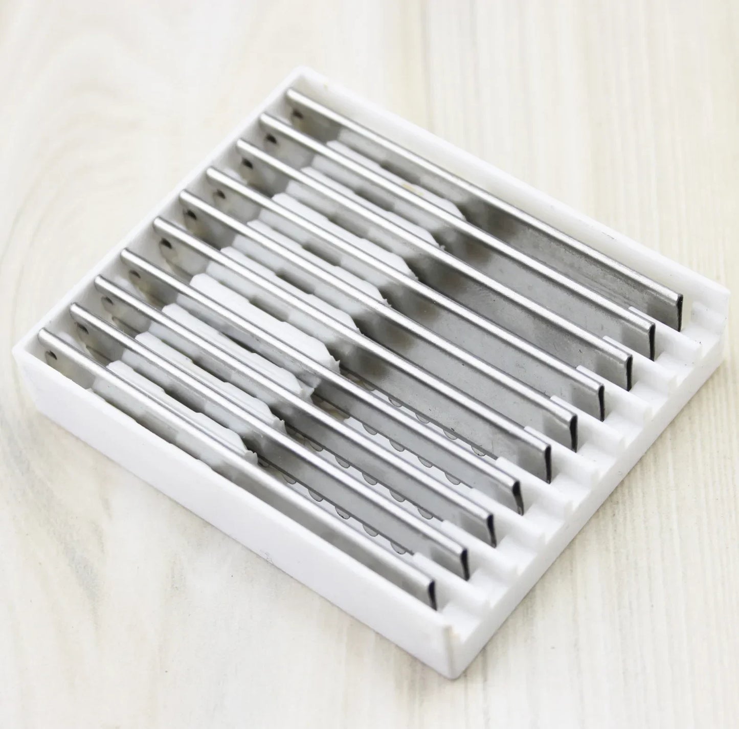 10/20pcs Safety Hair Knife Razor Blades Barber Stainless Steel Hairdressing Trimmer Thinning Cutting Blade Salon Shaving Blade Peaceful Pleasures Health and Wellness Stainless steel col