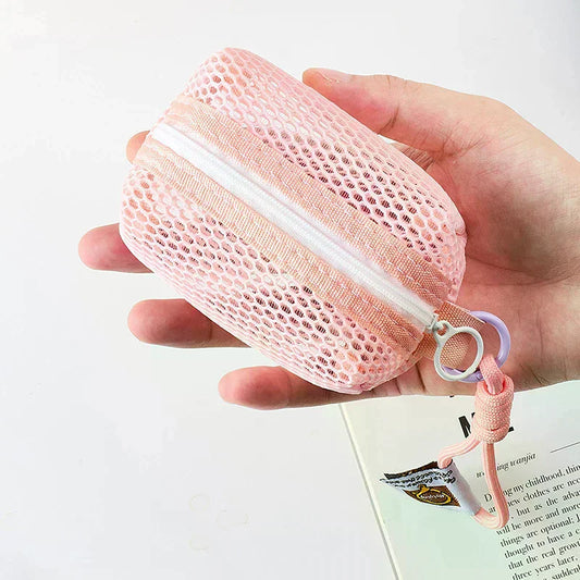 Mini Mesh Coin Purse – Vibrant Zipper Pouch for Women Mini Mesh Coin Purse Oasis Select