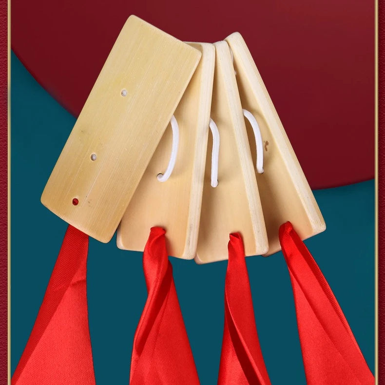 Red Silk Fastboard Beginner's Entrance Professional Eloquence Bamboo