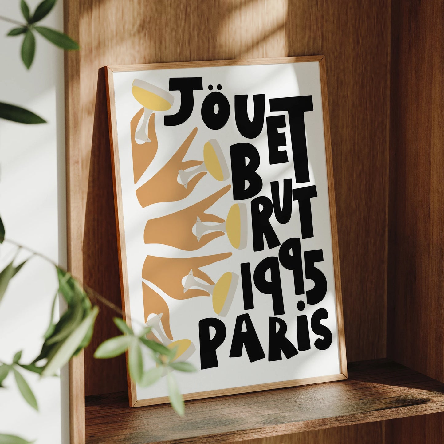 French Jouet Brut 1995 Paris Canvas Wall Art Print | Home Décor