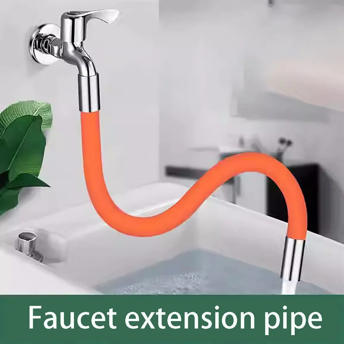 1pc Water Faucet Extension Pipe, Universal Extended Water Pipe, Anti-Splash Extension Pipe Peaceful Pleasures Health and Wellness