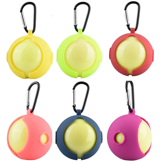 Silicone Park Golf Ball Holder Cover 60mm | Clip-On Sleeve Golf Ball Holder Peaceful Pleasures Health and Wellness