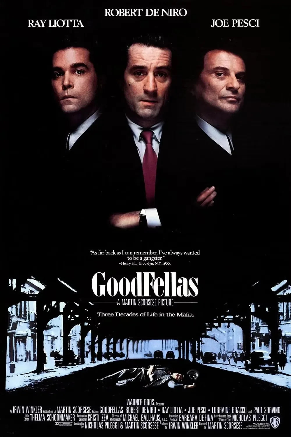 Goodfellas Retro Movie Poster Canvas Wall Art | Unframed Print