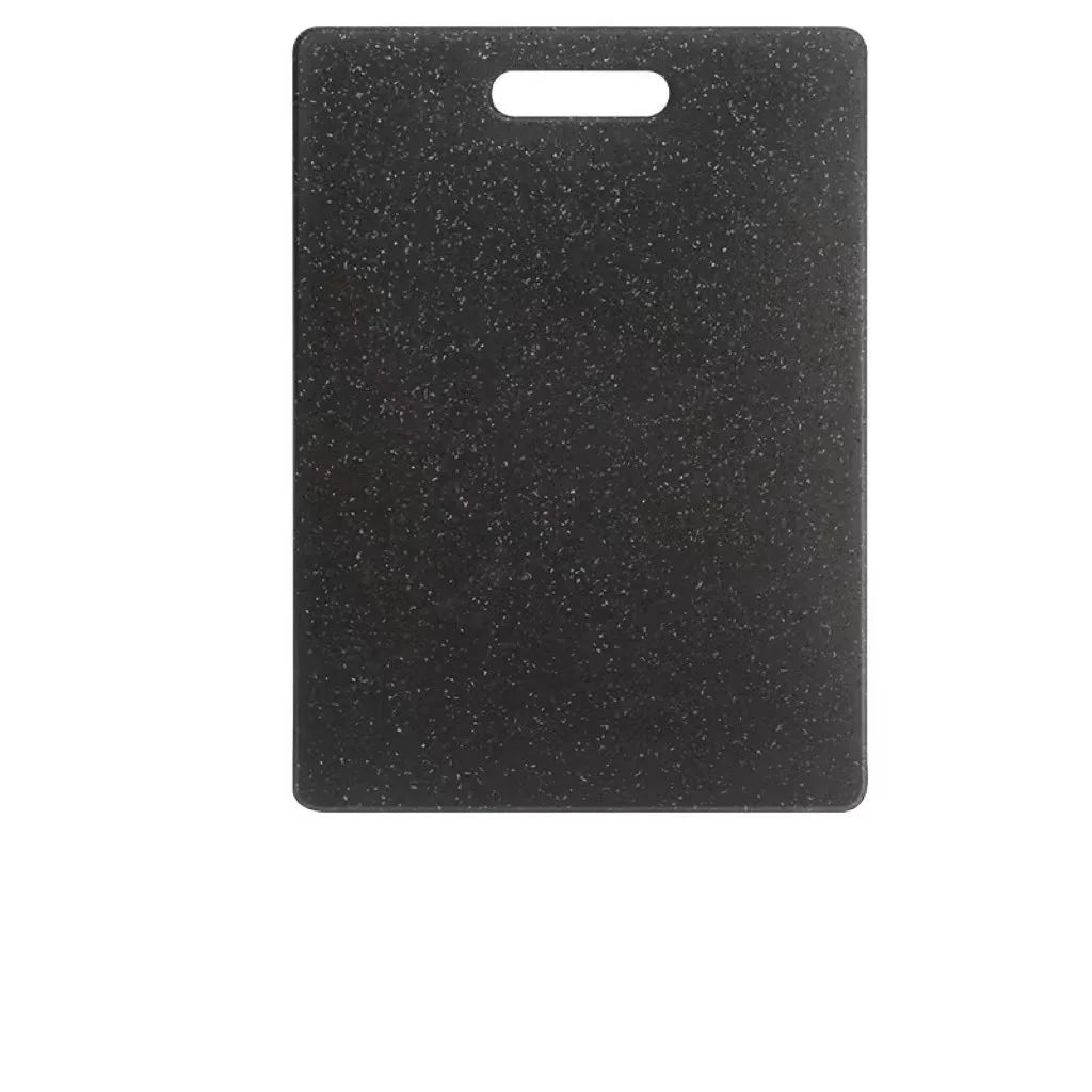 Marble Texture PP Cutting Board Antibacterial Double-sided Vegetable Cutting Board Anti-mildew Non-Slip Meat Chopping Board Peaceful Pleasures Health and Wellness Black 36.2x27.6cm