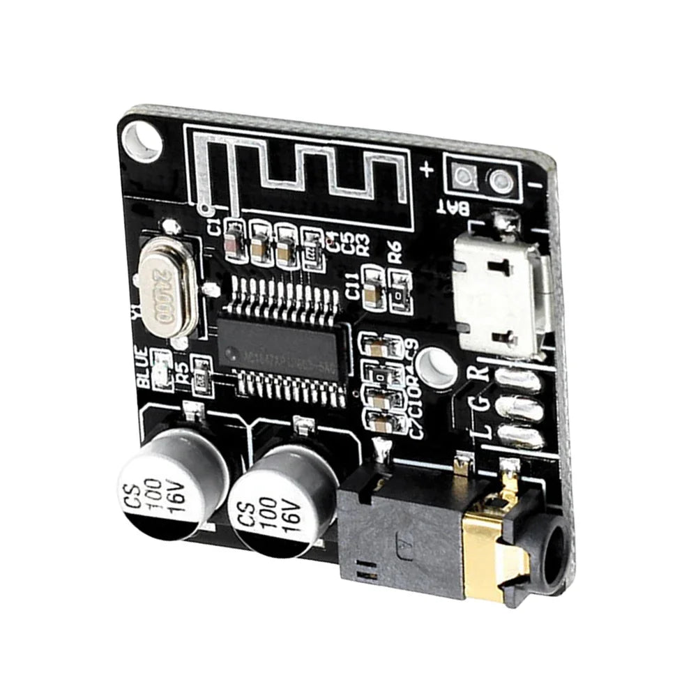 1-5PCS VHM-314 Wireless Stereo Music Module 3.5mm Audio Aux Bluetooth Audio Receiver Board Micro USB 5V Car Audio Decoder Board Peaceful Pleasures Health and Wellness