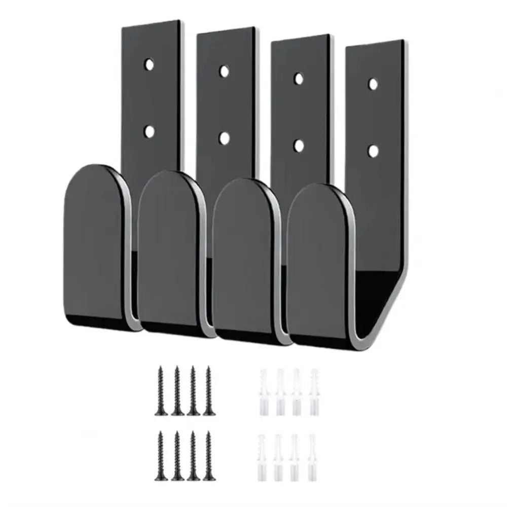 Acrylic Wall-mounted Keyboard Rack Storage Hook Saving Desk Space Acrylic Frame Holder Durable Universal Belt Rack Peaceful Pleasures Health and Wellness