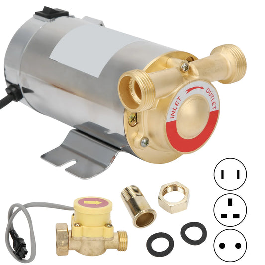 100W WG 100 Booster Pump Small Automatic Household Shower Water Peaceful Pleasures Health and Wellness