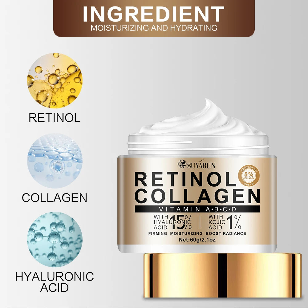 Collagen moisturizing cream with natural kojic acid and advanced hyaluronic acid, moisturizing and easy to absorb Peaceful Pleasures Health and Wellness