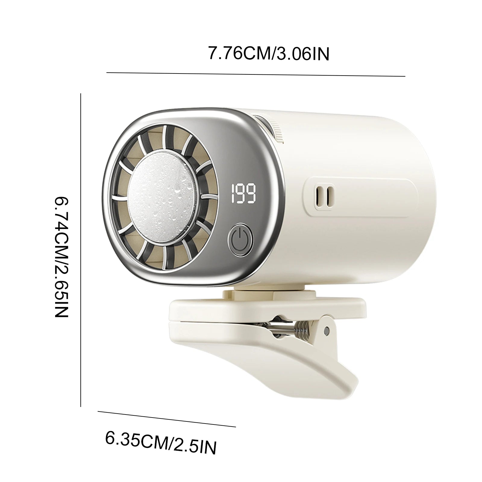 Car Clip Fan Mini Portable Outdoor Clip Umbrella Fan 199 Speed Waist Clip Electric fan 360° USB Rechargeable Desktop Cooling fan Peaceful Pleasures Health and Wellness