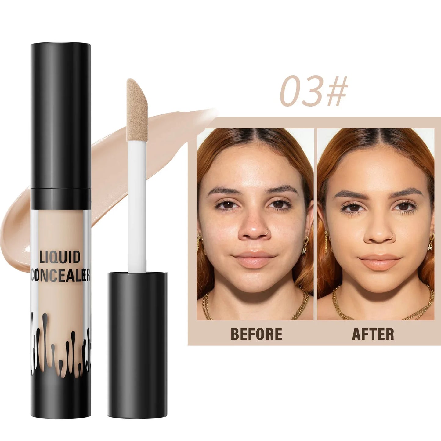 Hello Kiss Full Coverage Waterproof Concealer – All Skin Types