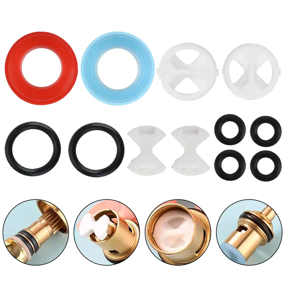 Faucet Tap Valve Cartridge Replacement Washers Mixer Round Ceramic