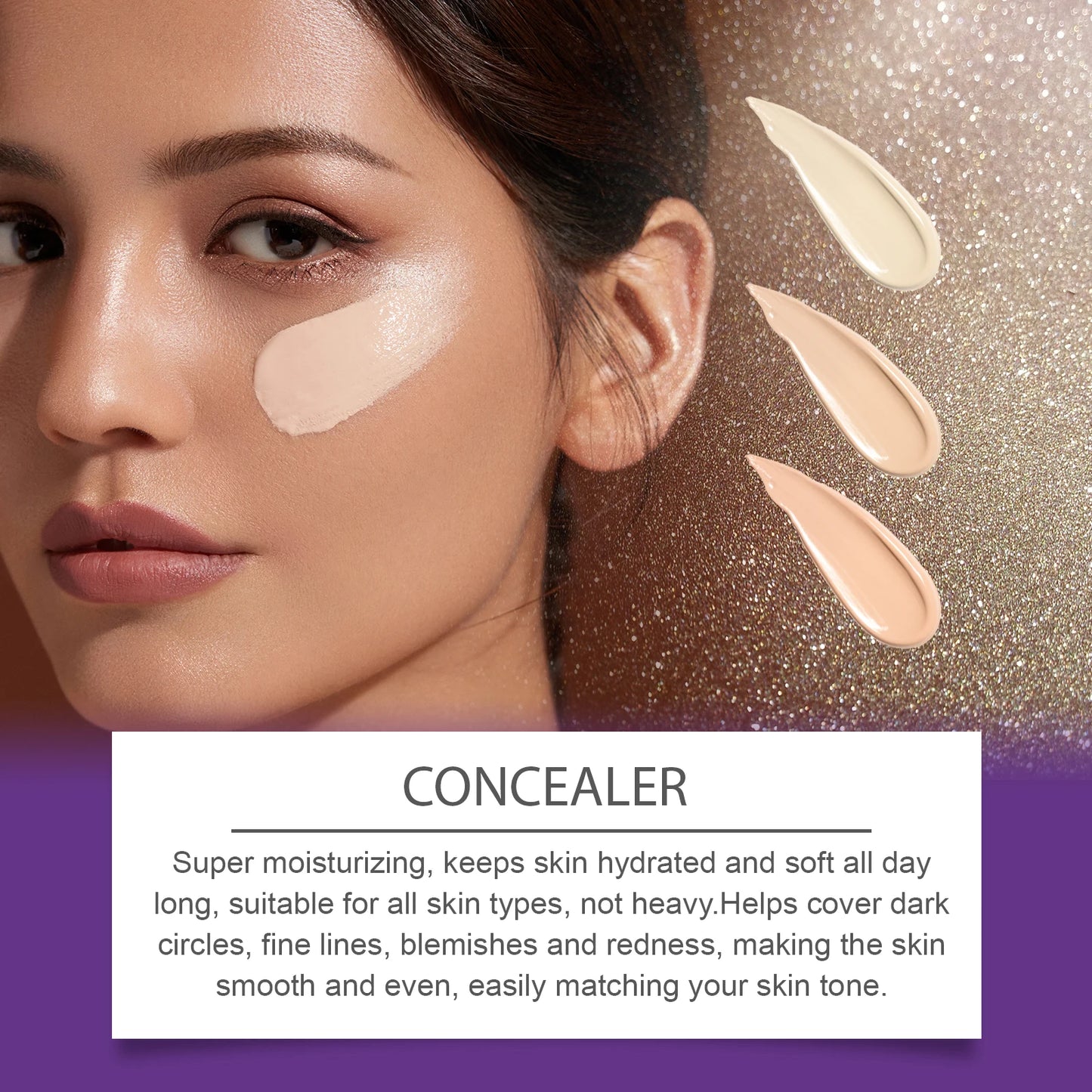 Hydrating Liquid Concealer – Full Coverage, Dark Circles & Blemish