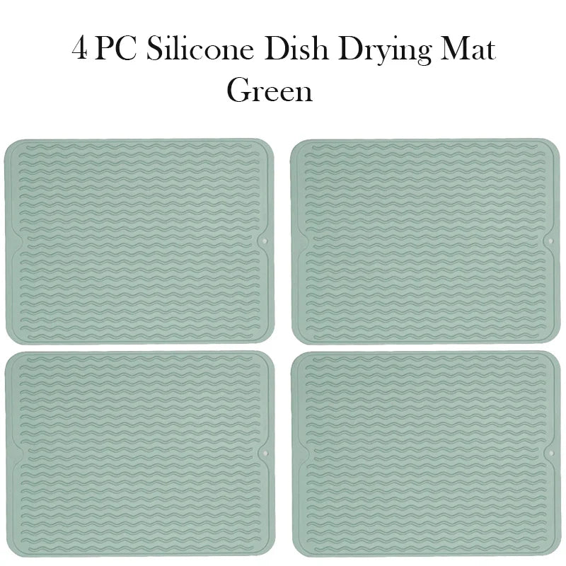 Silicone Dish Drying Mat – Heat Resistant Anti-Slip Sink Mat