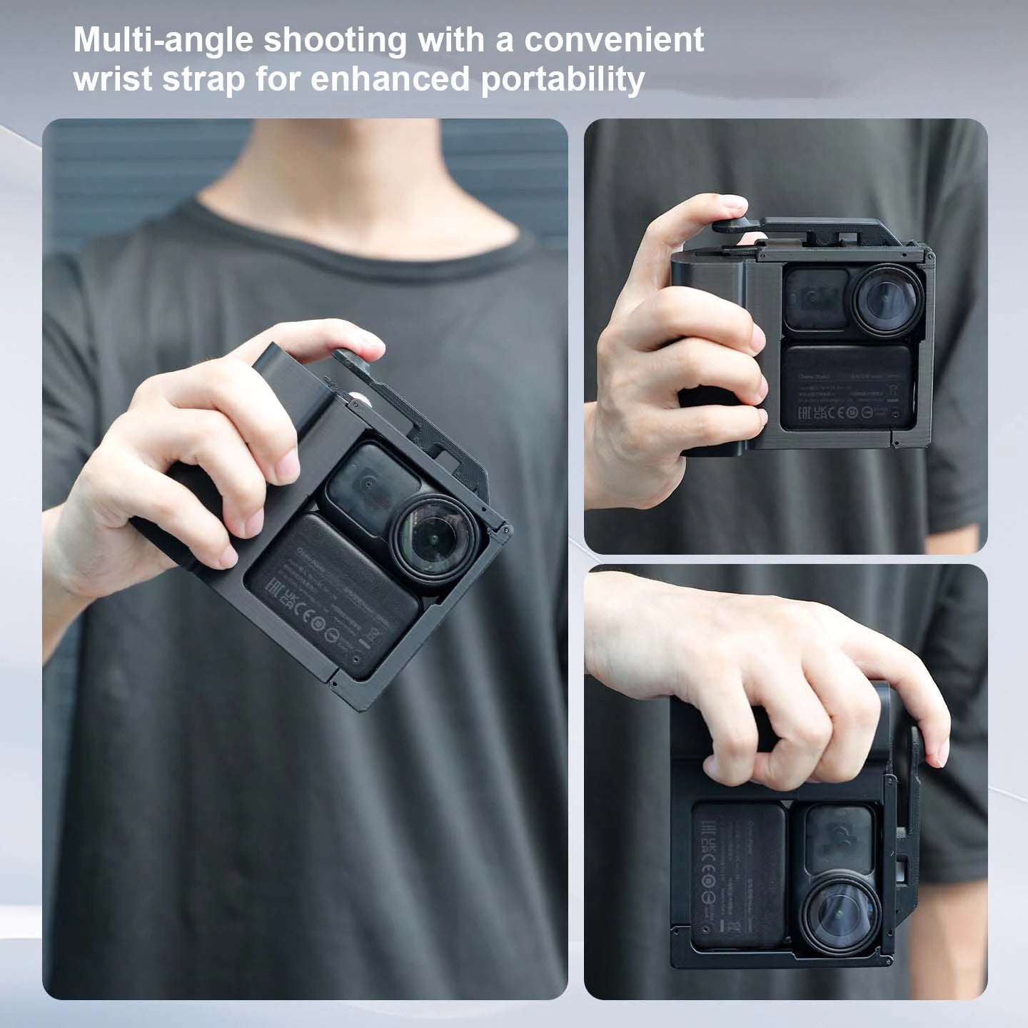 3D Printed Vlog Grip Holder for DJI Osmo Nano Camera
