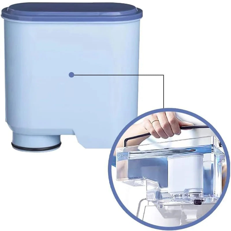 2 Sets CMF009 Coffee Machine Water Filter Replacement for Philips Saeco AquaClean Filters Descaling CA6903/10/00/01/22/47 CMF009 Peaceful Pleasures Health and Wellness