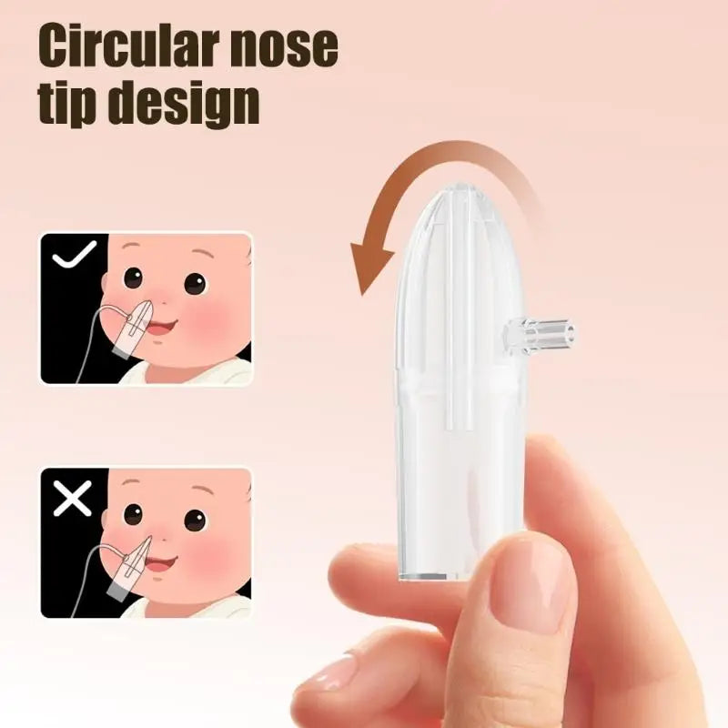 Baby Nasal Aspirator – Washable Manual Nose Cleaner for Toddlers