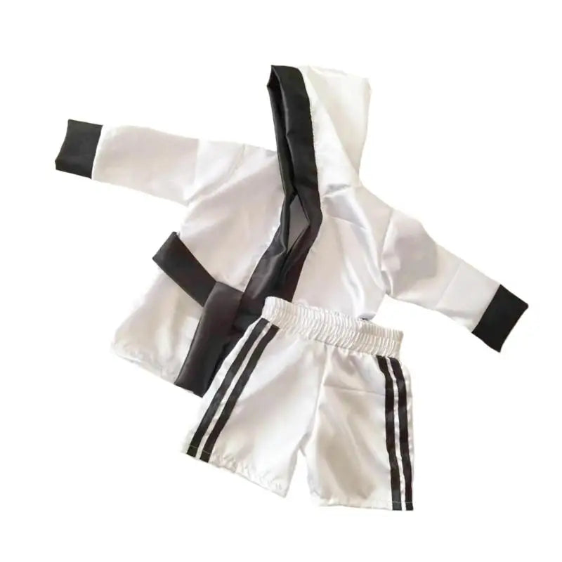 Baby Boxing Photography Outfit | Newborn Robe & Shorts 0-6M