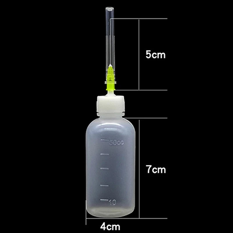 50ml Needle Dispenser Bottles for Flux & Solder (3-Pack)