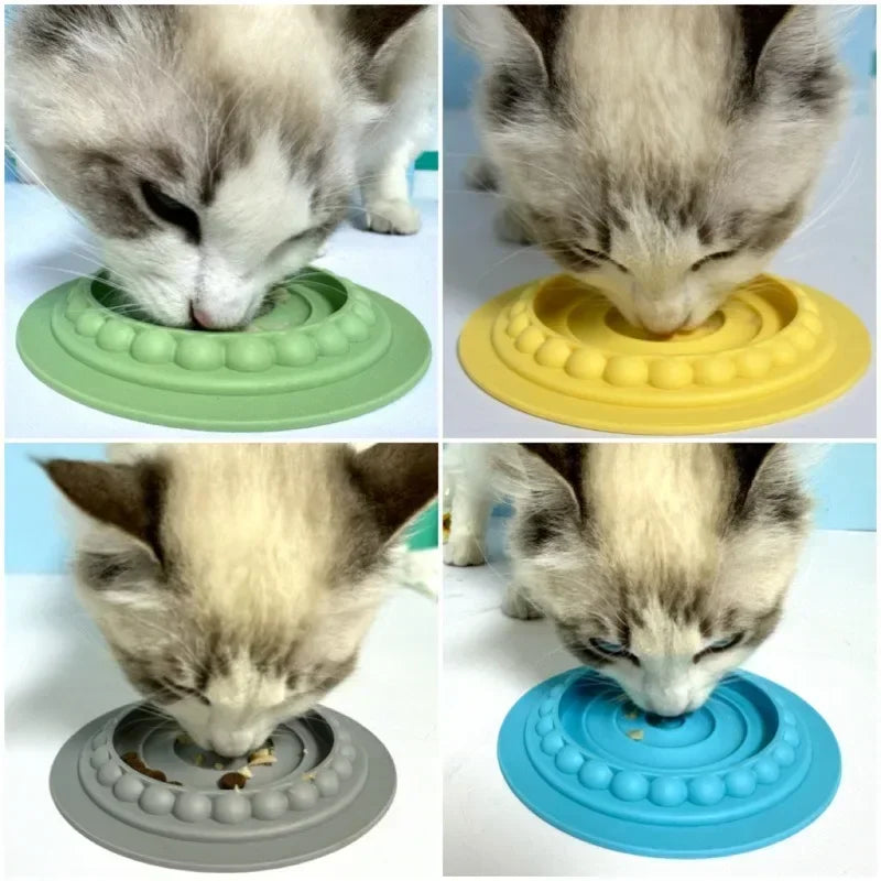 Cat & Dog Slow Feeder Bowl | Non-Slip Anti-Choke Mat Slow Feeder Bowl Peaceful Pleasures Health and Wellness