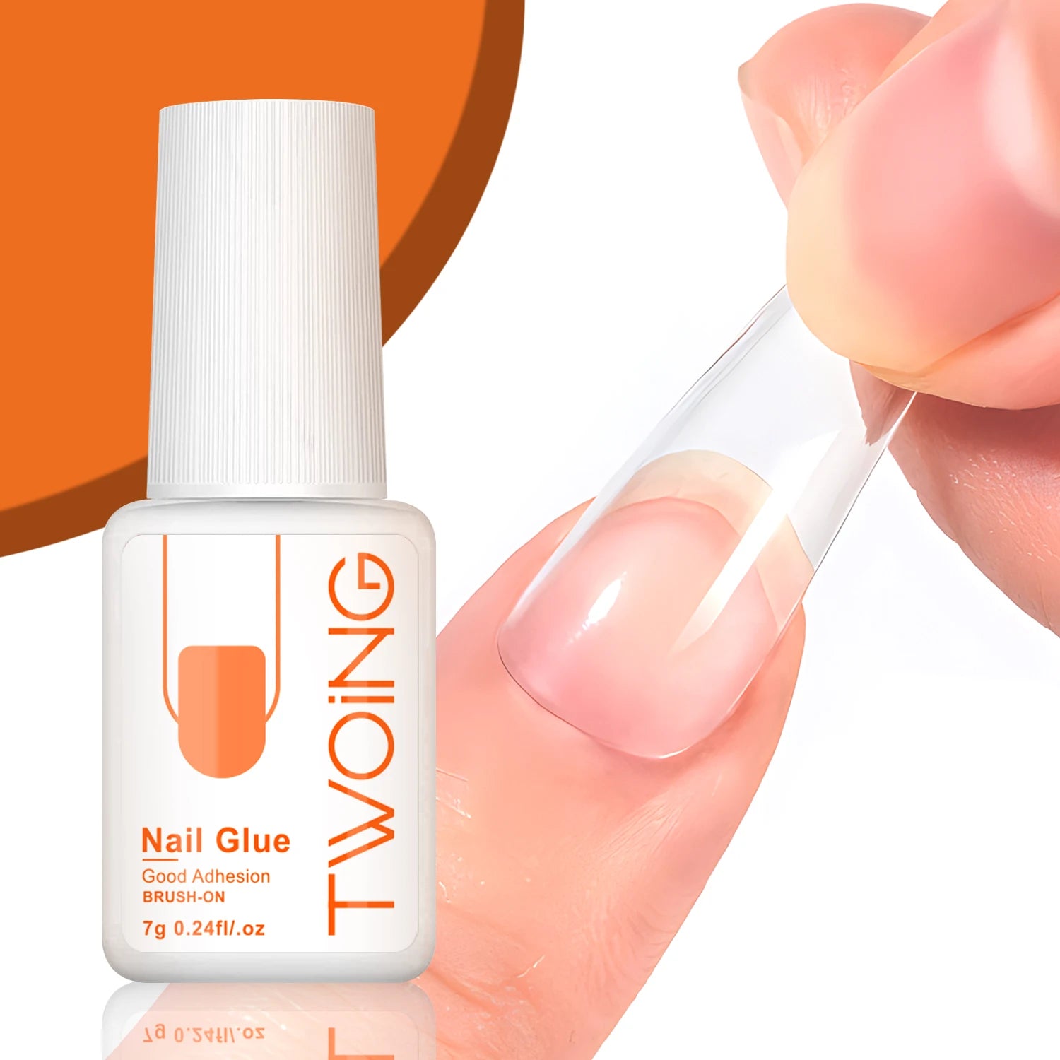 7g Super Strong Nail Glue For False Nail Tips, Acrylic Nails,Press On Nails,Fake Nails Art Decoration Lasting Adhesion Peaceful Pleasures Health and Wellness