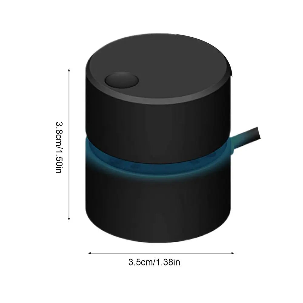 Volume Control Knob Precise Adjustment Button Extended Cable Volume Control Knob For PC Computer Desktop Audio Game Home Indoor Peaceful Pleasures Health and Wellness China Mainland Black